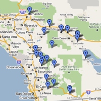 Southern California Casino Map