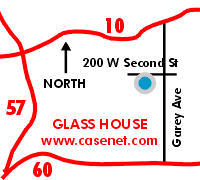 Image of Map showing Glass House Location